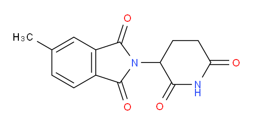 2-(2,6-dioxopiperidin-3-yl)-5-methyl-2,3-dihydro-1H-isoindole-1,3-dione
