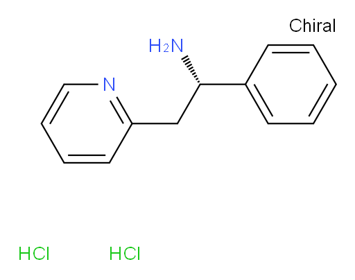 (1S)-1-phenyl-2-(pyridin-2-yl)ethan-1-amine dihydrochloride