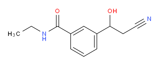 3-(2-cyano-1-hydroxyethyl)-N-ethylbenzamide
