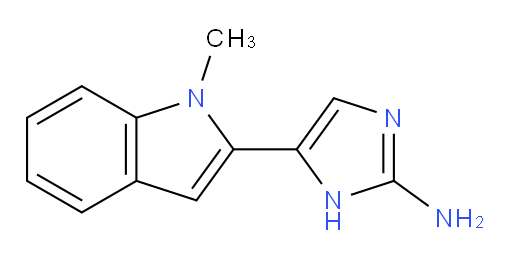 5-(1-methyl-1H-indol-2-yl)-1H-imidazol-2-amine
