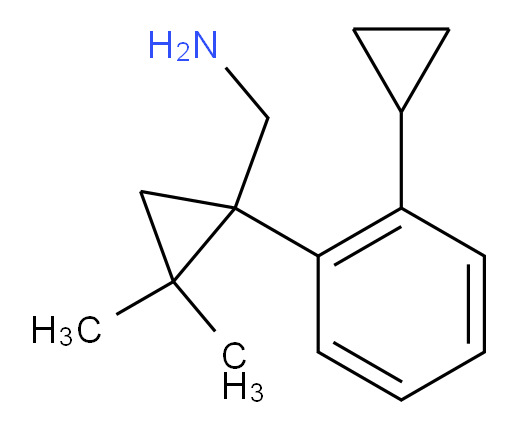 [1-(2-cyclopropylphenyl)-2,2-dimethylcyclopropyl]methanamine