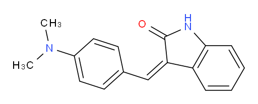 3-{[4-(dimethylamino)phenyl]methylidene}-2,3-dihydro-1H-indol-2-one