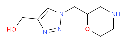 {1-[(morpholin-2-yl)methyl]-1H-1,2,3-triazol-4-yl}methanol