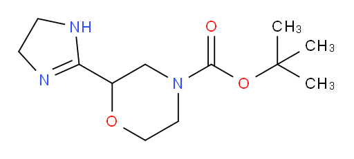 tert-butyl 2-(4,5-dihydro-1H-imidazol-2-yl)morpholine-4-carboxylate
