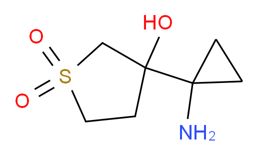 3-(1-aminocyclopropyl)-3-hydroxy-1lambda6-thiolane-1,1-dione