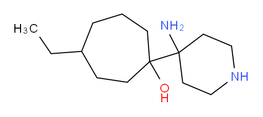 1-(4-aminopiperidin-4-yl)-4-ethylcycloheptan-1-ol