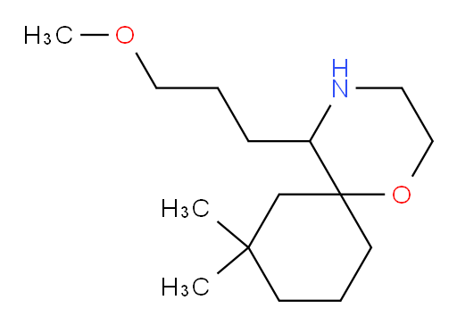 5-(3-methoxypropyl)-8,8-dimethyl-1-oxa-4-azaspiro[5.5]undecane