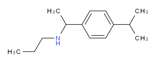 {1-[4-(propan-2-yl)phenyl]ethyl}(propyl)amine