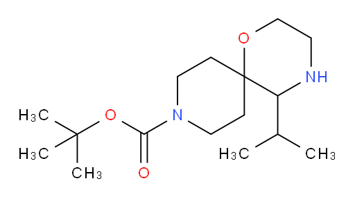 tert-butyl 5-(propan-2-yl)-1-oxa-4,9-diazaspiro[5.5]undecane-9-carboxylate