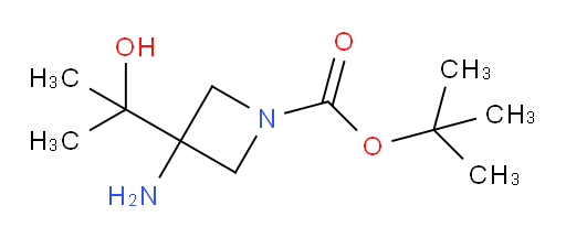 tert-butyl 3-amino-3-(2-hydroxypropan-2-yl)azetidine-1-carboxylate
