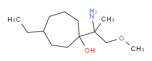 1-(2-amino-1-methoxypropan-2-yl)-4-ethylcycloheptan-1-ol
