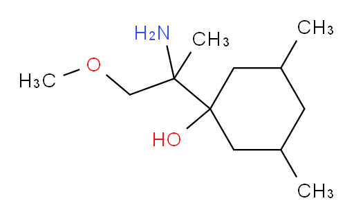 1-(2-amino-1-methoxypropan-2-yl)-3,5-dimethylcyclohexan-1-ol