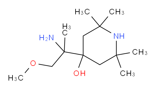 4-(2-amino-1-methoxypropan-2-yl)-2,2,6,6-tetramethylpiperidin-4-ol
