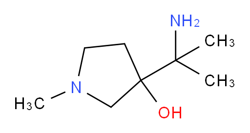 3-(2-aminopropan-2-yl)-1-methylpyrrolidin-3-ol