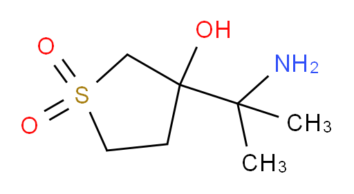 3-(2-aminopropan-2-yl)-3-hydroxy-1lambda6-thiolane-1,1-dione