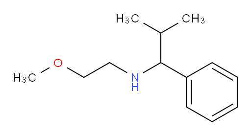 (2-methoxyethyl)(2-methyl-1-phenylpropyl)amine