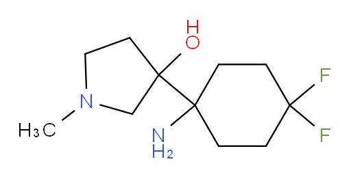 3-(1-amino-4,4-difluorocyclohexyl)-1-methylpyrrolidin-3-ol
