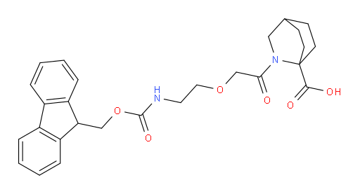 2-{2-[2-({[(9H-fluoren-9-yl)methoxy]carbonyl}amino)ethoxy]acetyl}-2-azabicyclo[2.2.2]octane-1-carboxylic acid
