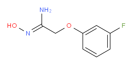 2-(3-fluorophenoxy)-N'-hydroxyethanimidamide