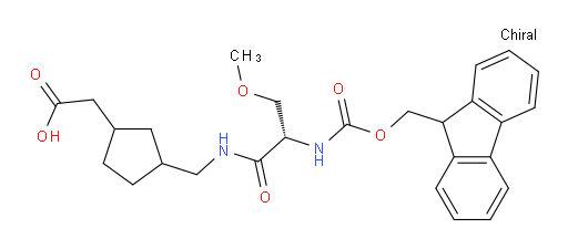 2-(3-{[(2S)-2-({[(9H-fluoren-9-yl)methoxy]carbonyl}amino)-3-methoxypropanamido]methyl}cyclopentyl)acetic acid