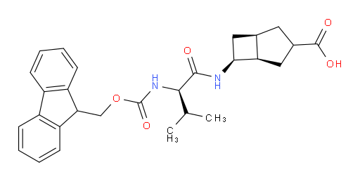 (1RS,5RS,6SR)-6-[(2R)-2-({[(9H-fluoren-9-yl)methoxy]carbonyl}amino)-3-methylbutanamido]bicyclo[3.2.0]heptane-3-carboxylic acid