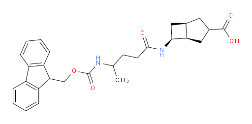 rac-(1R,5R,6S)-6-[4-({[(9H-fluoren-9-yl)methoxy]carbonyl}amino)pentanamido]bicyclo[3.2.0]heptane-3-carboxylic acid