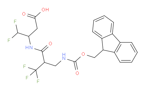 3-{2-[({[(9H-fluoren-9-yl)methoxy]carbonyl}amino)methyl]-3,3,3-trifluoropropanamido}-4,4-difluorobutanoic acid