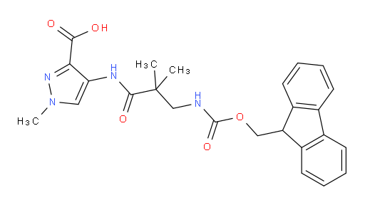 4-[3-({[(9H-fluoren-9-yl)methoxy]carbonyl}amino)-2,2-dimethylpropanamido]-1-methyl-1H-pyrazole-3-carboxylic acid