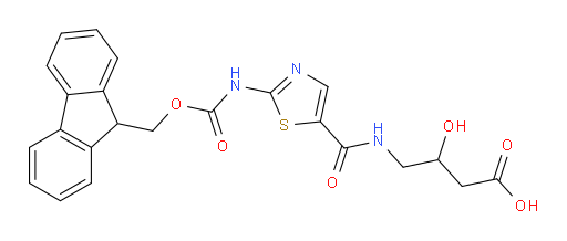 4-{[2-({[(9H-fluoren-9-yl)methoxy]carbonyl}amino)-1,3-thiazol-5-yl]formamido}-3-hydroxybutanoic acid