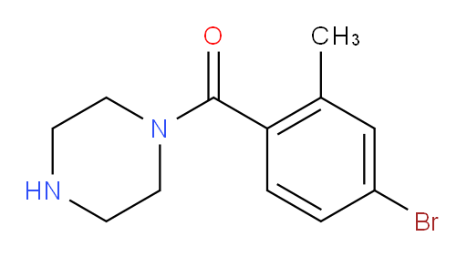 1-(4-bromo-2-methylbenzoyl)piperazine