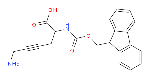 6-amino-2-({[(9H-fluoren-9-yl)methoxy]carbonyl}amino)hex-4-ynoic acid