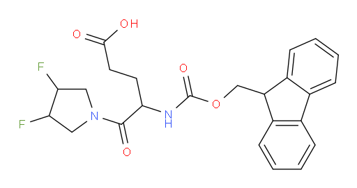 5-(3,4-difluoropyrrolidin-1-yl)-4-({[(9H-fluoren-9-yl)methoxy]carbonyl}amino)-5-oxopentanoic acid