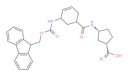 rac-(1R,3S)-3-[5-({[(9H-fluoren-9-yl)methoxy]carbonyl}amino)cyclohex-3-ene-1-amido]cyclopentane-1-carboxylic acid