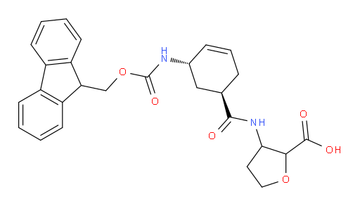 rac-3-[(1R,5S)-5-({[(9H-fluoren-9-yl)methoxy]carbonyl}amino)cyclohex-3-ene-1-amido]oxolane-2-carboxylic acid