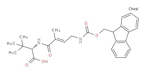 (2S)-2-[4-({[(9H-fluoren-9-yl)methoxy]carbonyl}amino)-2-methylbut-2-enamido]-3,3-dimethylbutanoic acid