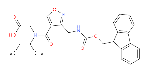 2-[N-(butan-2-yl)-1-{3-[({[(9H-fluoren-9-yl)methoxy]carbonyl}amino)methyl]-1,2-oxazol-4-yl}formamido]acetic acid