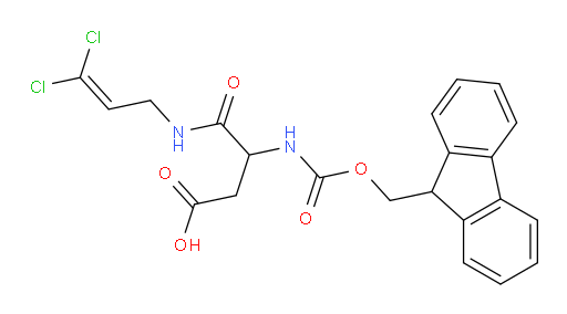 3-[(3,3-dichloroprop-2-en-1-yl)carbamoyl]-3-({[(9H-fluoren-9-yl)methoxy]carbonyl}amino)propanoic acid