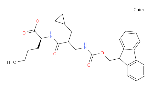 (2S)-2-[2-(cyclopropylmethyl)-3-({[(9H-fluoren-9-yl)methoxy]carbonyl}amino)propanamido]hexanoic acid