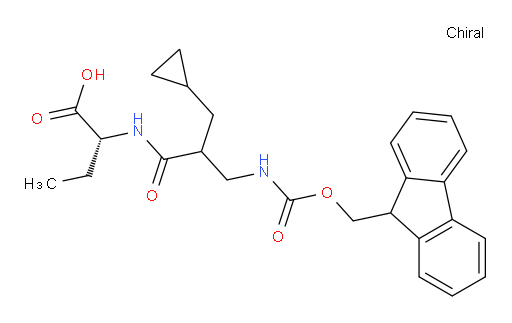 (2R)-2-[2-(cyclopropylmethyl)-3-({[(9H-fluoren-9-yl)methoxy]carbonyl}amino)propanamido]butanoic acid