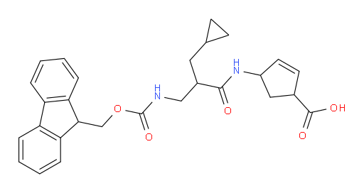 4-[2-(cyclopropylmethyl)-3-({[(9H-fluoren-9-yl)methoxy]carbonyl}amino)propanamido]cyclopent-2-ene-1-carboxylic acid