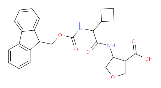 4-[2-cyclobutyl-2-({[(9H-fluoren-9-yl)methoxy]carbonyl}amino)acetamido]oxolane-3-carboxylic acid