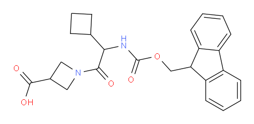 1-[2-cyclobutyl-2-({[(9H-fluoren-9-yl)methoxy]carbonyl}amino)acetyl]azetidine-3-carboxylic acid