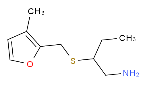 2-{[(3-methylfuran-2-yl)methyl]sulfanyl}butan-1-amine