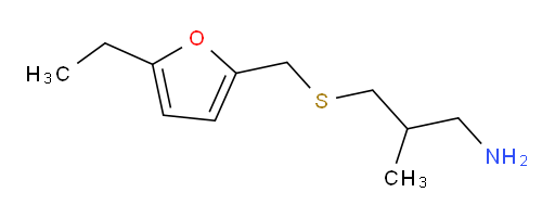3-{[(5-ethylfuran-2-yl)methyl]sulfanyl}-2-methylpropan-1-amine