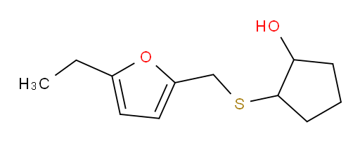 2-{[(5-ethylfuran-2-yl)methyl]sulfanyl}cyclopentan-1-ol