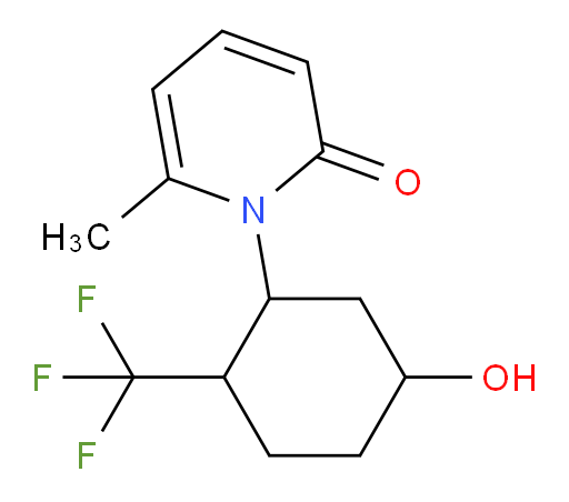 1-[5-hydroxy-2-(trifluoromethyl)cyclohexyl]-6-methyl-1,2-dihydropyridin-2-one