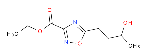 ethyl 5-(3-hydroxybutyl)-1,2,4-oxadiazole-3-carboxylate