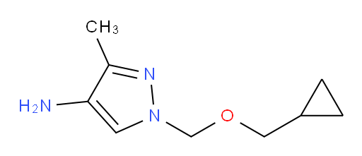 1-[(cyclopropylmethoxy)methyl]-3-methyl-1H-pyrazol-4-amine