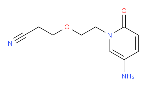 3-[2-(5-amino-2-oxo-1,2-dihydropyridin-1-yl)ethoxy]propanenitrile