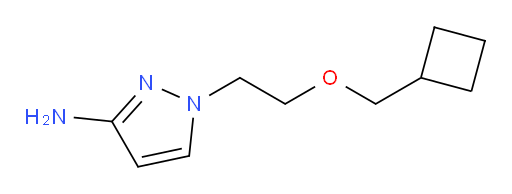 1-[2-(cyclobutylmethoxy)ethyl]-1H-pyrazol-3-amine